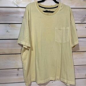 VRST Y2K 90s Yellow Pocket Tee - Mens 2XL